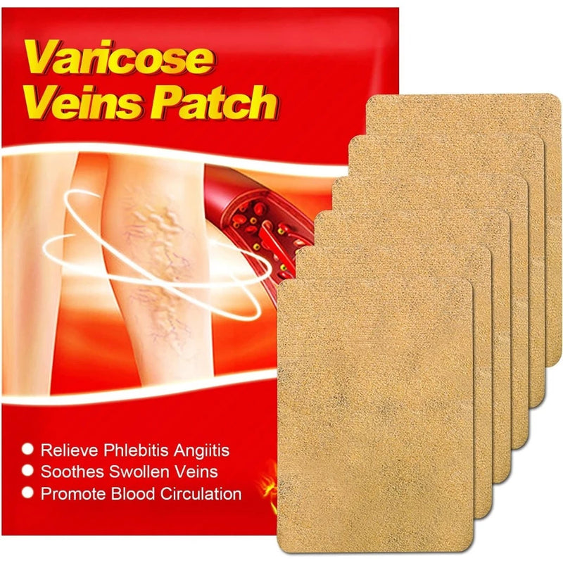 Kit Adesivos Para Varizes Vasos Veias Vasculite Diminuição Inchaço