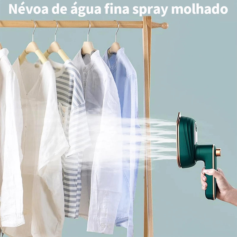 Mini Ferro de Passar Roupa a Vapor Portátil