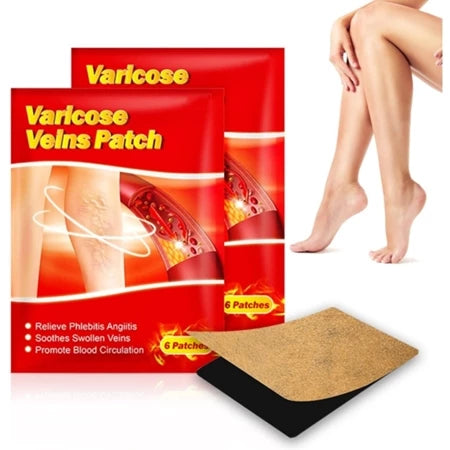 Kit Adesivos Para Varizes Vasos Veias Vasculite Diminuição Inchaço