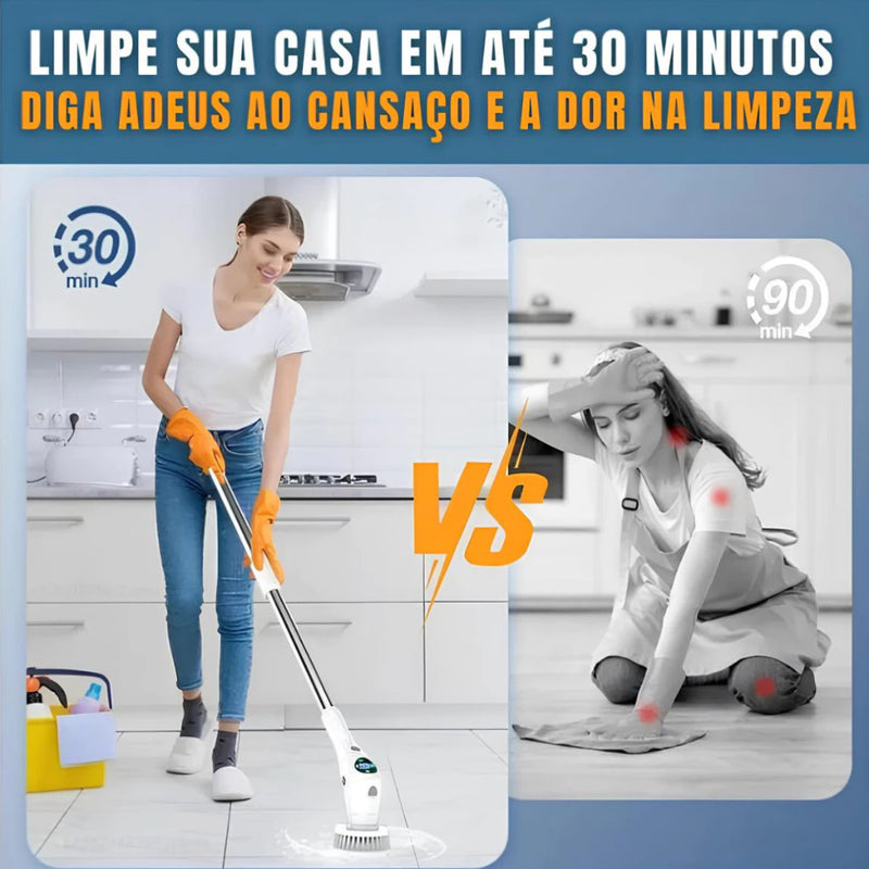 Escovão Elétrico De Limpeza 9 em 1